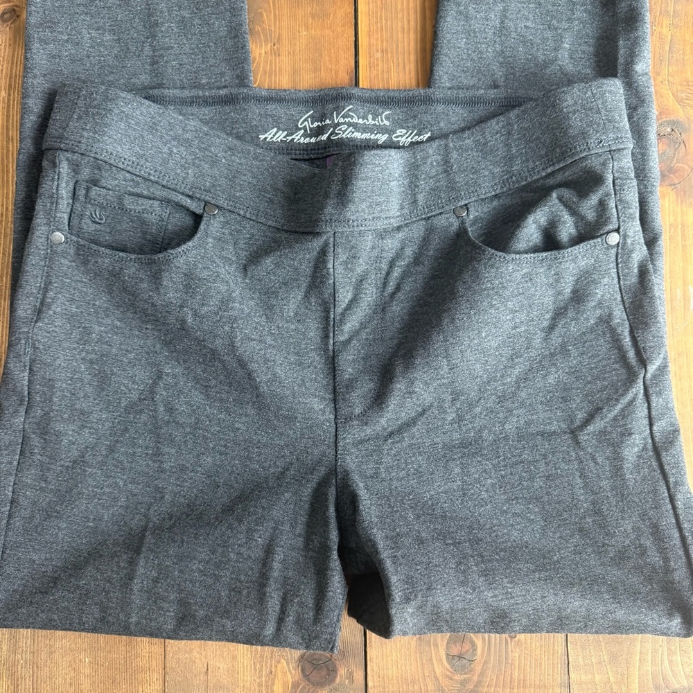 Gloria Vanderbilt Gray Avery Slimming Dress Pants - Picture 3 of 8